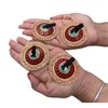 DharmaObjects Belly Dancing Lotus Pro Finger Zills or Cymbals (Red)