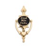 Exclusively Irish Claddagh Door Knocker for Front Door Brass Knocker