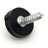 (TUISKU) Decorative Screws, M4 Plastic, Set of 40, Hinged Screws,