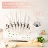Astercook Knife Set for Kitchen with Block and Sharpener 22