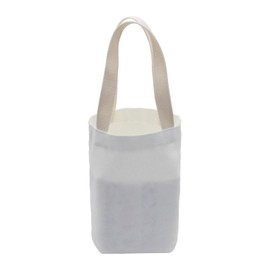 AfitLulu Canvas Tote Bag, Cute Tote Bag for Women, Reusable Aesthetic Tote Bag with Handle for DIY Art, Gift Bag for Wedding, Party, Birthday (White)