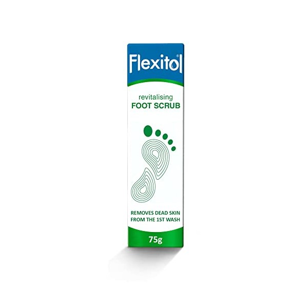 Flexitol Revitalising Foot Scrub for Softer, Smoother Feet, For Hard, Dead Skin - 75g