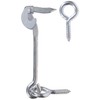 Hardware Essentials 851936 Safety Hook and Eye Latch Zinc 6"