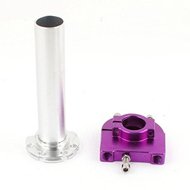 Qtqgoitem Motorcycle Aluminum Engine Speed Throttle Handle Silver Tone Purple (Model: e58 8d0 55c 4f2 da8)