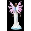 Fairy Figurine Fauna with Pink Wings and Water Lilies Fairy