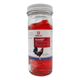 Scarlet Gel Rojo + Cepillo Para Aplicar En Patas Gallos 100g