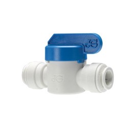 John Guest PP Shut Off Valve Connection 12 mm (One Supplied)