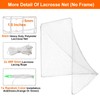 6x6x7’Lacrosse Replace Net,5mm Heavy Duty Lacrosse Net with 1x Installation