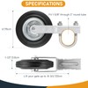 ATPEAM Gate Support Wheel - Heavy Duty 6'' Gate Helper
