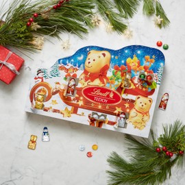 Lindt TEDDY Sleigh Assorted Chocolate Advent Calendar, Box of Assorted Chocolates, 9.3 oz. Box