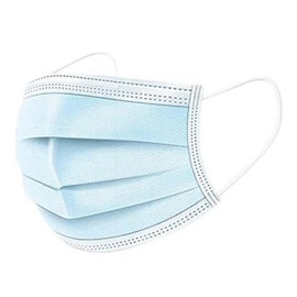 General Use Disposable Face Mask 100 Pcs Protective Masks 3 Layer Filter With Nose Clip And Ear Loops