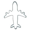 Keewah Airplane Cookie Cutter, 5.2 x 4.1 inch, Stainless Steel