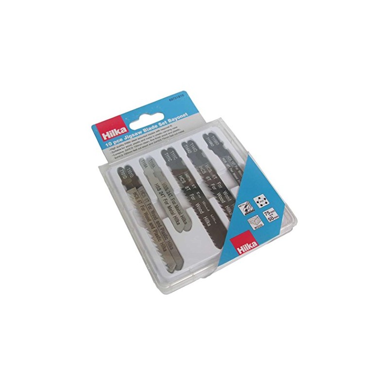 10 PC Jigsaw Blade Set Bayonet