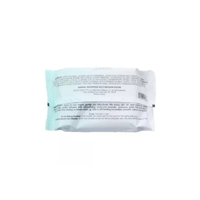 Believe Beauty 4-PK / BELIEVE Beauty CHARCOAL INFUSED MAKEUP REMOVING