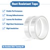 Uadme Heat Tape Sublimation, High Temperature Heat Resistant Clear Tape