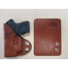 Ruger Lcp with Crimson Trace Trigger Guard Laser Brown Wallet