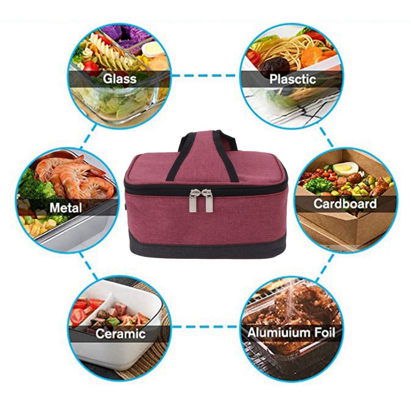 USB Heating Insulation Bag Portable Electric Heating Food Container Constant