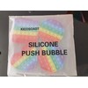 KICOSOADT Fidget Toys, Squeeze Toys, Large, Rainbow Push Pop Bubble