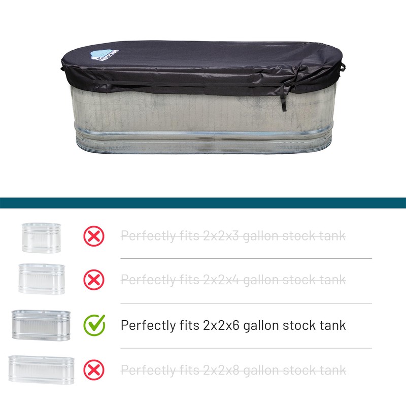 Polar Protector - Stock Tank Cover Ice Water Therapy Ice
