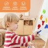 105 Magnetic Letters Alphabet, Include 52 Uppercase,26 Lowercase Letter& 20