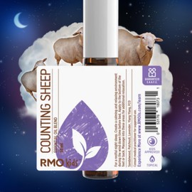 Rocky Mountain Oils Kids Line Counting Sheep Essential Oil Roller Blend with Essential Oils - Aromatherapy Massage Oils for Kids - 10ml