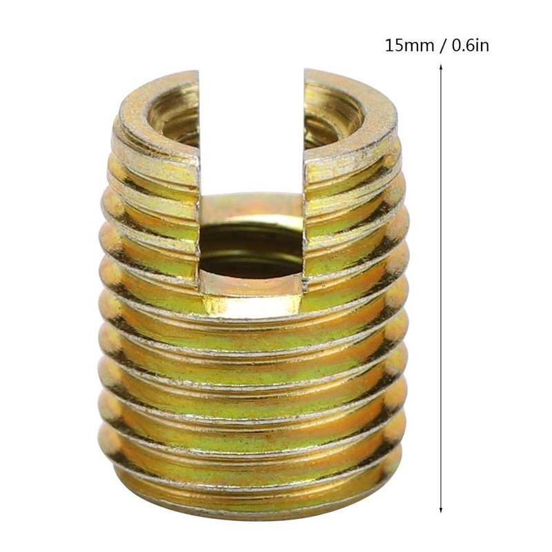 Thread Repair Insert, Self-Tapping Thread Insert, 20 Pieces, 302 Carbon