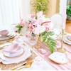 Pink Chiffon Table Runner Overlay 10 Pieces 27 x120 Inches