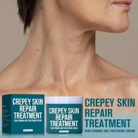 Crepey Skin Repair Treatment-Skin Tightening Cream for Body & Face Firming Cream for Loose/Sagging Areas Reduces Fine Lines Smooths Crepey Texture All Types Deep Hydration Fast-Absorbing (1PCS)