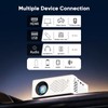 TMY 1080P Full HD Portable Mini Projector, Upgraded Bluetooth Movie