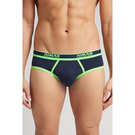 Intimissimi Men’s Superior Cotton Briefs with Logo in Blue, Size XL