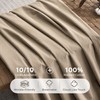 JELLYMONI 100% Washed Cotton Pillowcases, Standard, Button Closure
