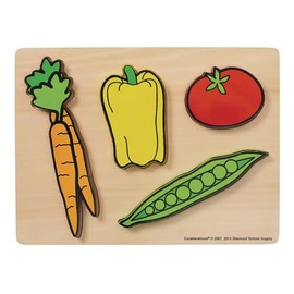 Chunky Vegetable Puzzles, Toddler Puzzles, Wooden Puzzles for Toddlers 1-3, Puzzles for Toddlers, Baby Puzzles, Vegetable Puzzle, Chunky Puzzles for 1 Year Old, Melissa and Doug