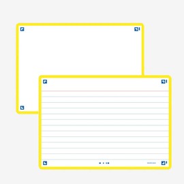Hamelin Index Cards Flash 2.0 Flash Cards, 4x6 Index Cards 80ct Yellow (Model: 400134042)