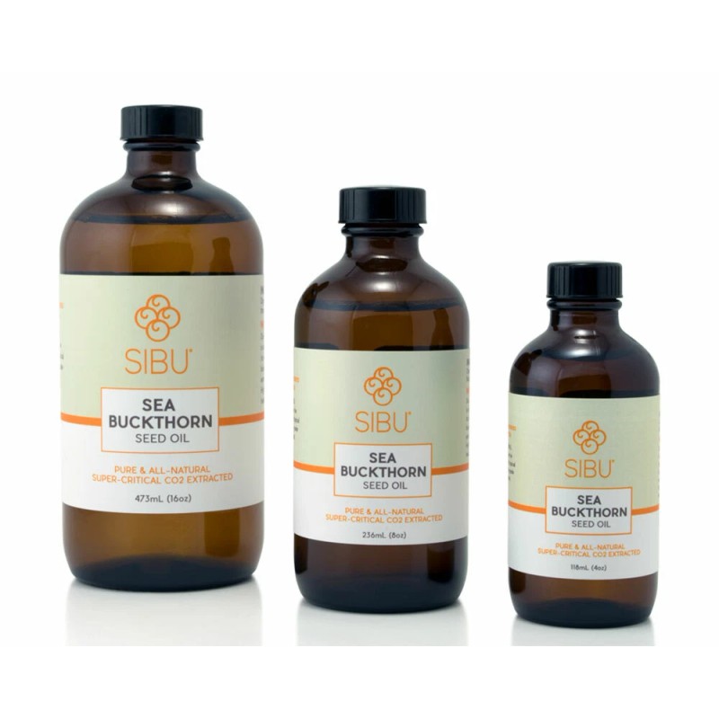 SIBU Premium Omega 7 Sea Buckthorn Seed Oil, 8 oz