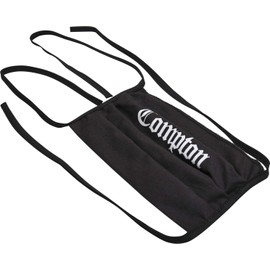 Mister Tee Compton Face Mask 2-Pack Everyday, Black, One Size