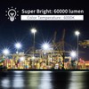 600W LED Flood Light 6000K Daylight White 60000LM, Wider Lighting