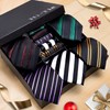 Hi-Tie Lot 5 Pcs Gift Box Mens Tie Set Necktie