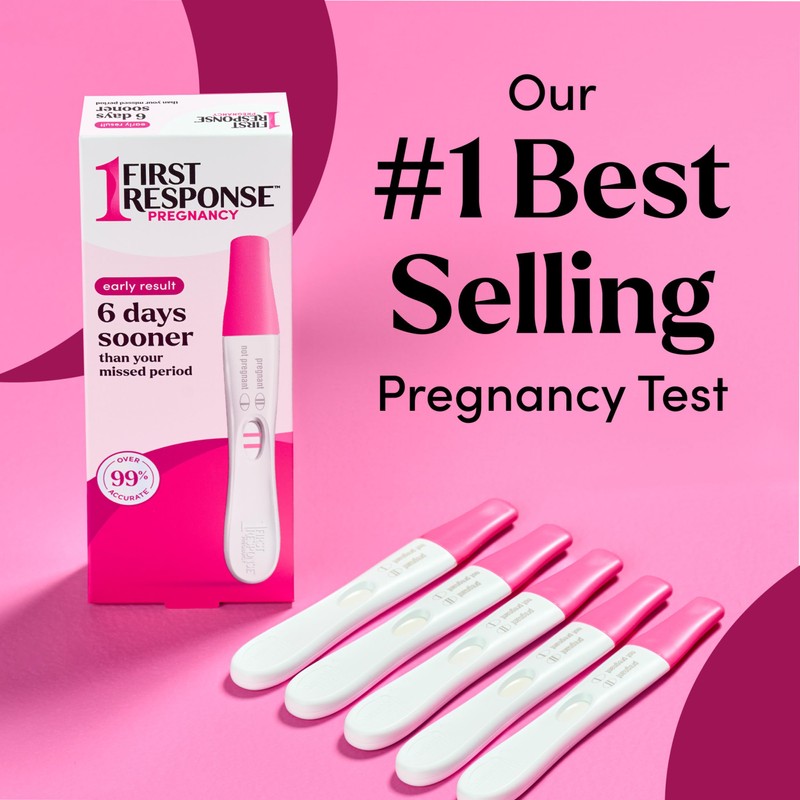 First Response Early Result Pregnancy Test, 5 Count Pack of