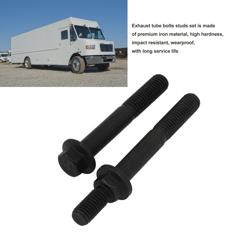 12PCS Exhaust Tube Bolts Studs Set Replacement for Dodge Ram