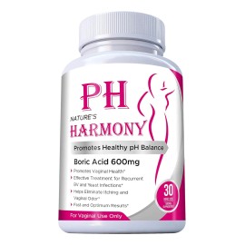 Pure Plant Home Boric Acid Suppositories Nature's Harmony...