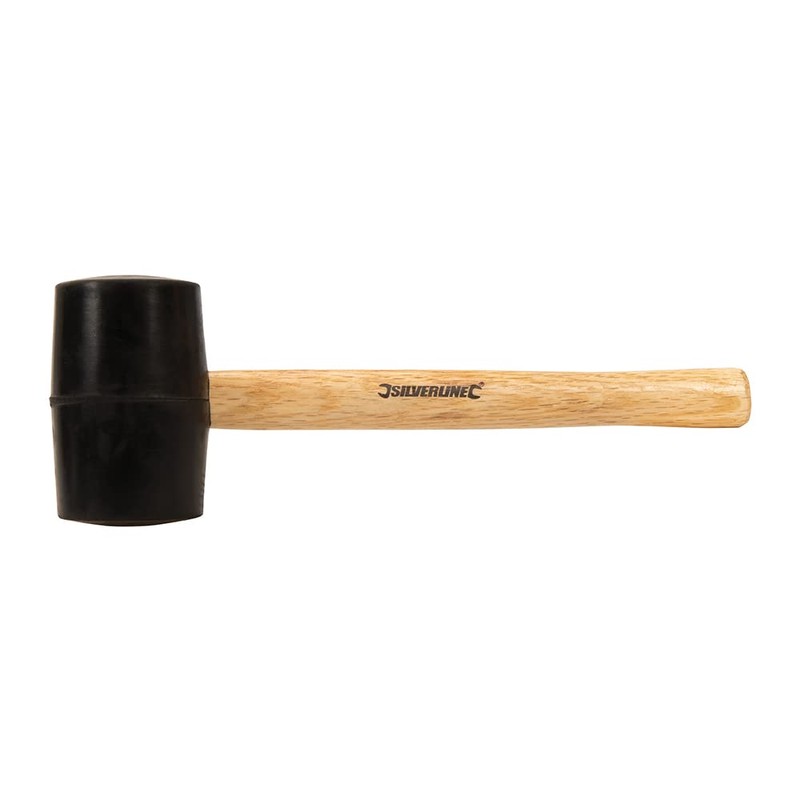 Silverline Black Rubber Mallet 16 oz (454g) (HA72)