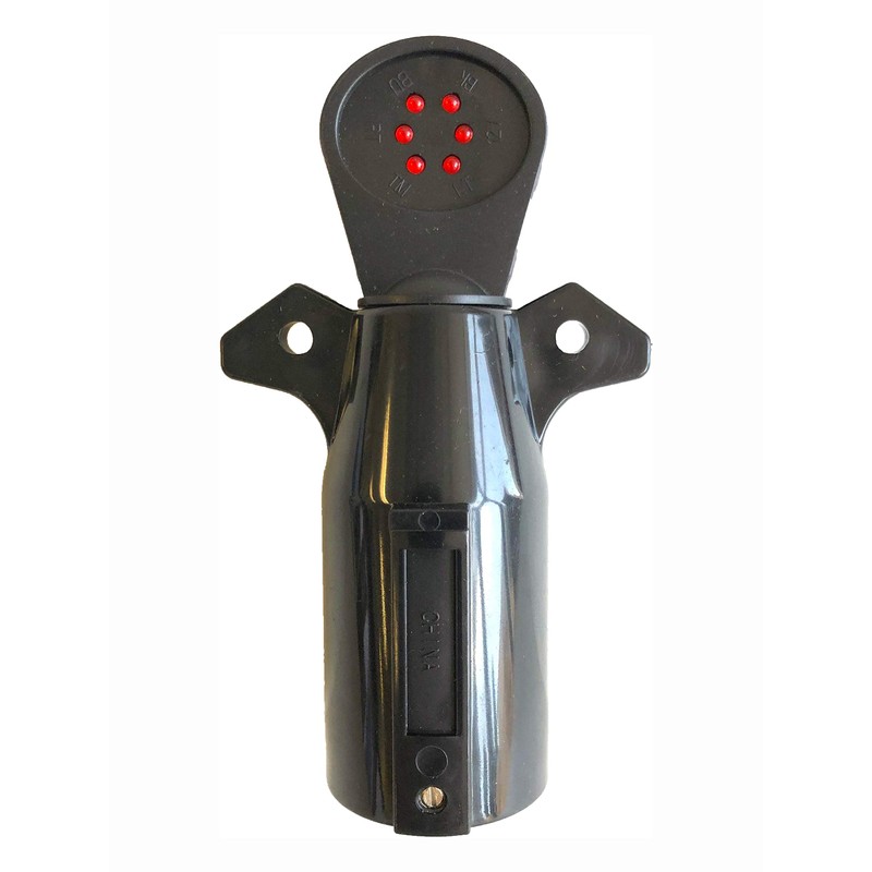 MaxxHaul 50155 7-Way Blade Trailer Wiring Tester – LED Indicator