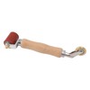 40mm Silicone Seam Roller Dual Use Brass Wheel Wood Handle