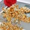 10 Grams Gold Leaf Flakes, Decorative Gold Leaf, Metallic Gilding