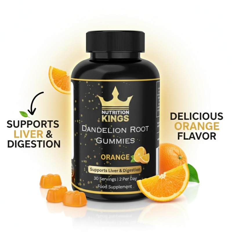 Dandelion Root Gummies – Liver Cleanse & Detox Support, Water