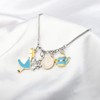 FUSTMW Alice Gifts Keychain Rabbit Alice Pendant Wonderland Inspired Gifts