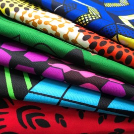 12pcs African Fabric 50x40cm Stripped Cut Cloth Craft DIY Handmade Material Handmade Patchwork Cloth