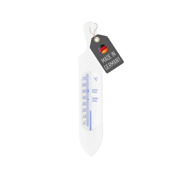 Lantelme Bath Thermometer, Colour White, Temperature Display with Indications, Made