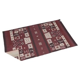 キャプテンスタッグ(CAPTAIN STAG) ラグ レジャーシート マット インドシグネチャーラグ ペルシャンレッド 収納袋付き UP-2716