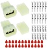 VGOL 2 Pairs 6Pin Motorcycles Sealed Electrical Connectors 6189-6171 6180-6181